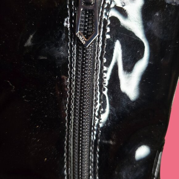 Botkier Boots Black Patent Leather Ankle Boots Booties NWOB - Picture 4 of 7